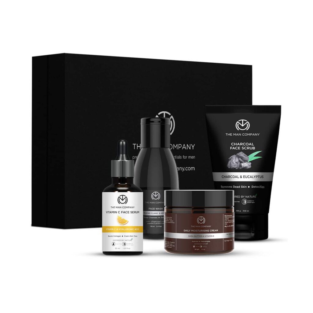The Man Company Face In Point Gift Set (4Pcs) - The Man Company
