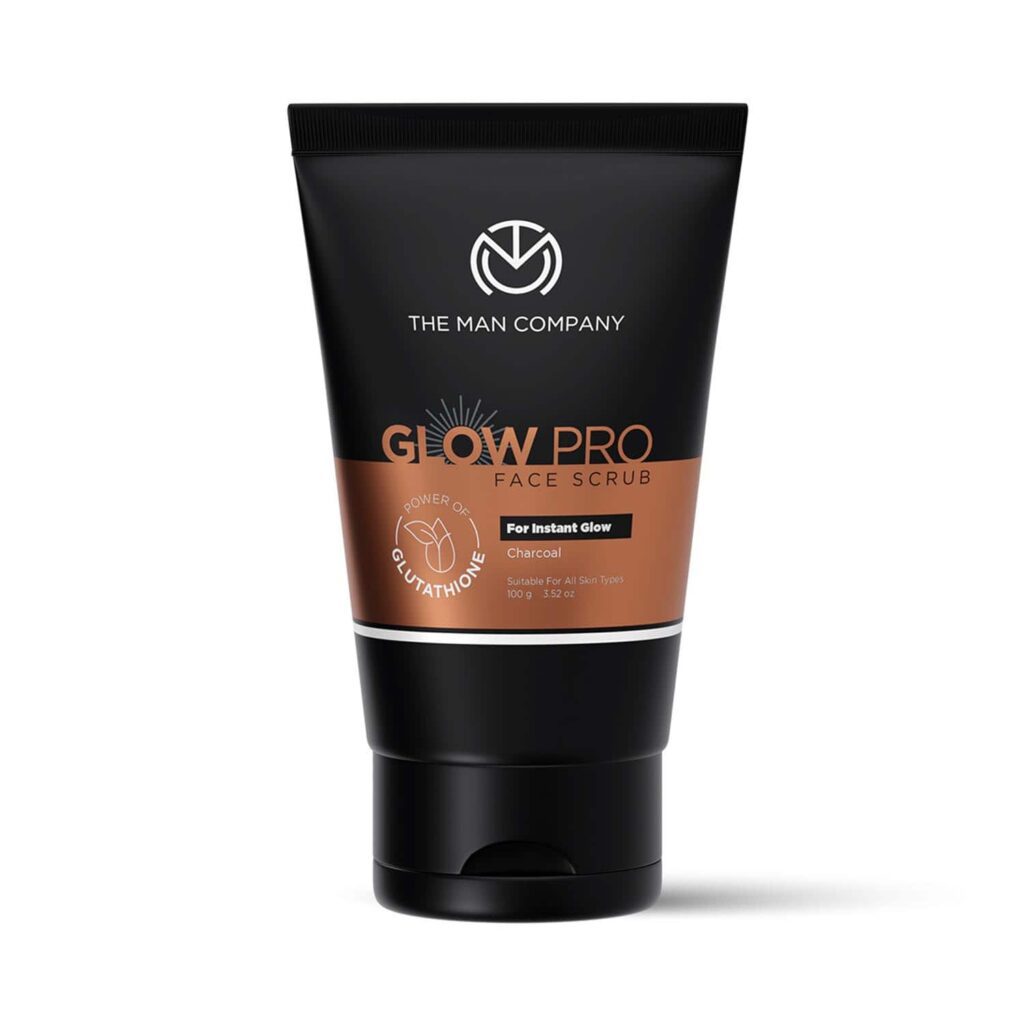 The Man Company Glow pro Face Scrub for Exfoliating & Even Skin Tone - (100 g) - The Man Company