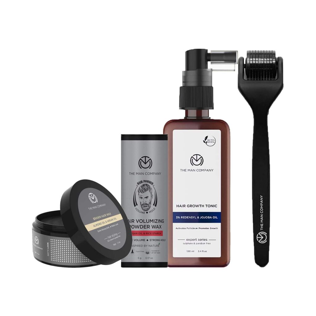 The Man Company Hair Care & Styling Combo - (Set of 4) - The Man Company