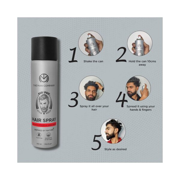 The Man Company Hair Spray (250ml) - The Man Company