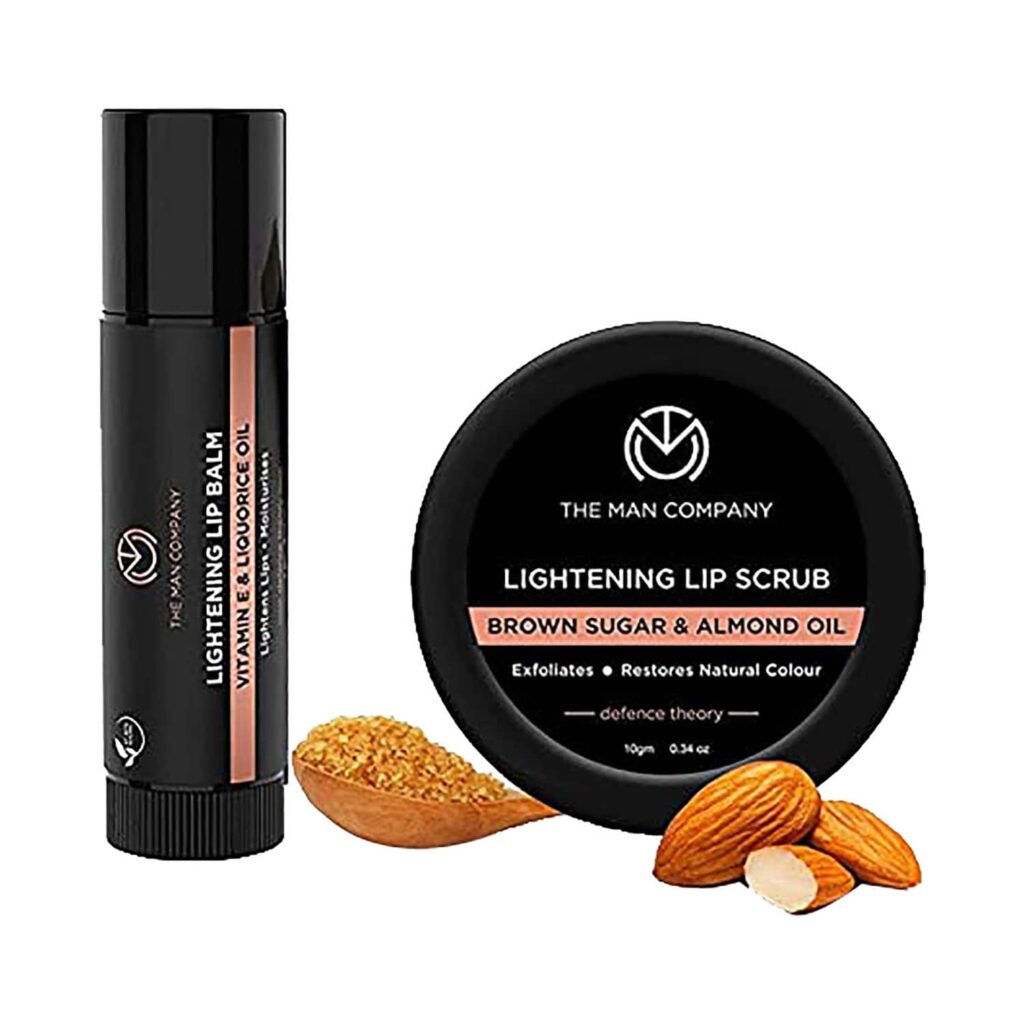 The Man Company Lip Scrub & Lip Balm Combo (2 Pcs) - The Man Company