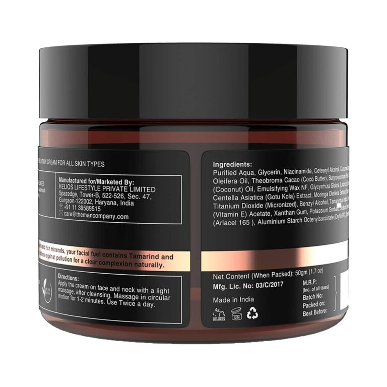 The Man Company Multani Mitti & Cocoa Butter Cream (50g) - The Man Company