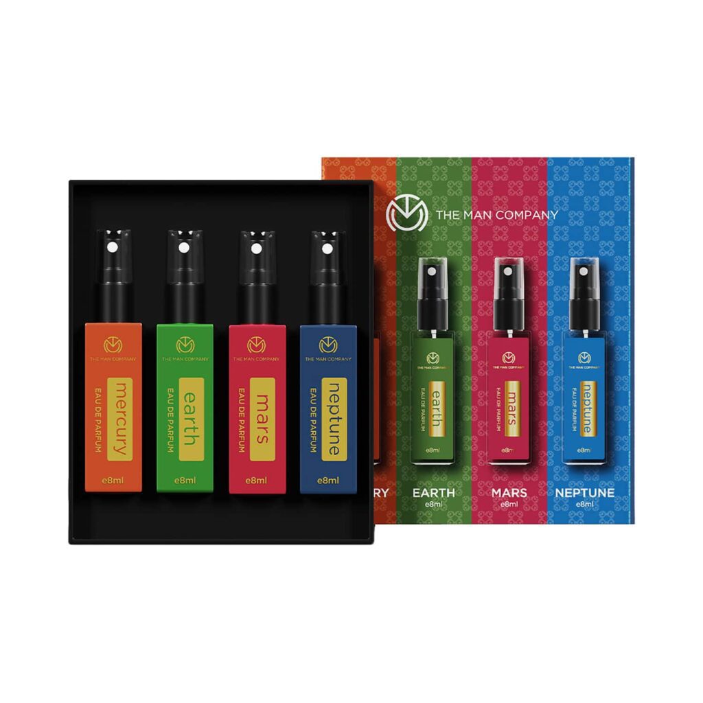 The Man Company Pocket Perfume Gift Set For Men (4Pcs) - The Man Company