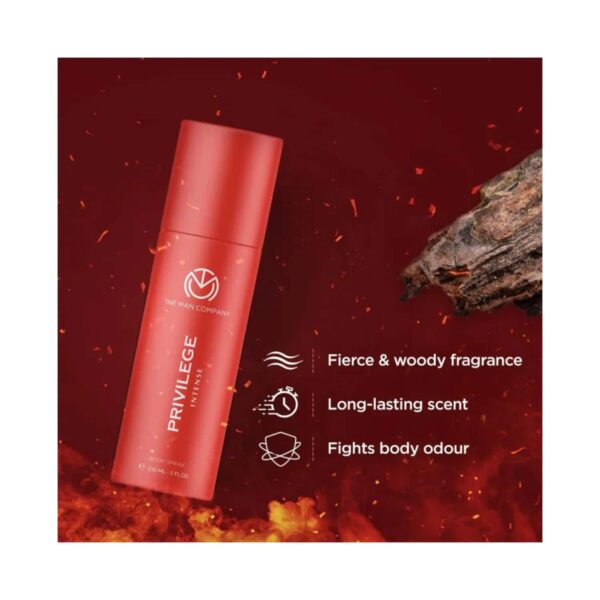 The Man Company Privilege Intense, Legend & Bold Body Spray Pack of 3 Combo - (150 ml x 3) - The Man Company