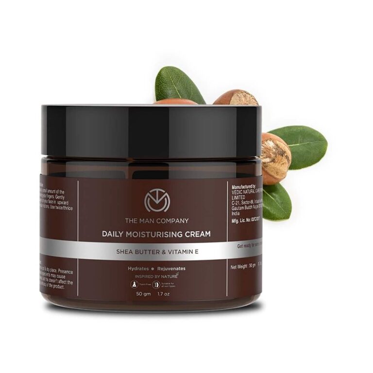 The Man Company Shea Butter & Vitamin E Daily Moisturising Cream (50g) - The Man Company