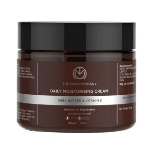 The Man Company Shea Butter & Vitamin E Daily Moisturising Cream (50g) - The Man Company
