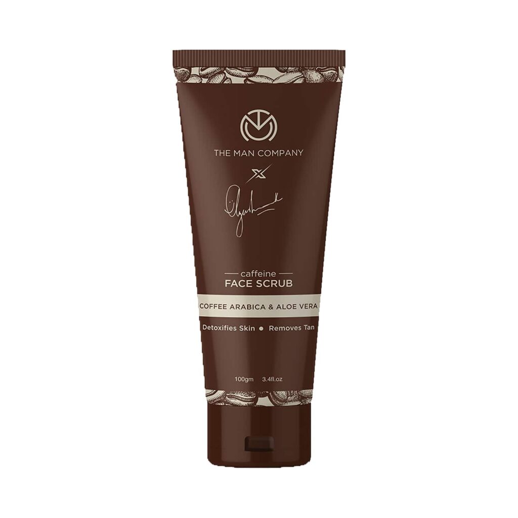The Man Company Tan Removal Caffeine Face Scrub (100g) - The Man Company