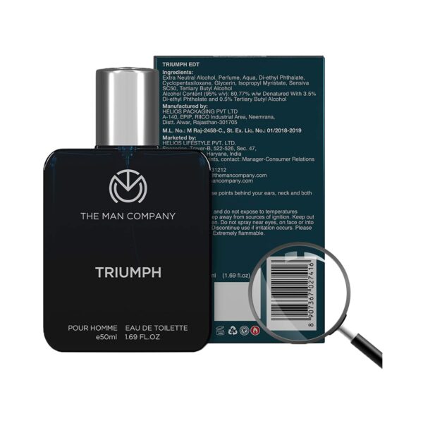 The Man Company Triumph Eau De Toilette (50ml) - The Man Company