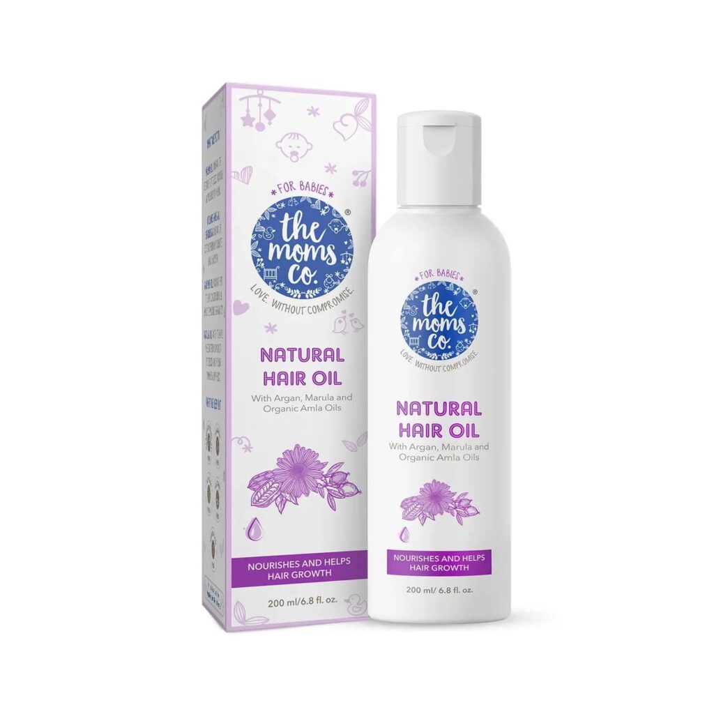 the moms co. Baby Hair Oil (200ml) - the moms co.