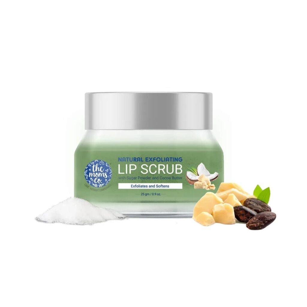 the moms co. Exfoliating Lip Scrub for Women & Men (25g) - the moms co.