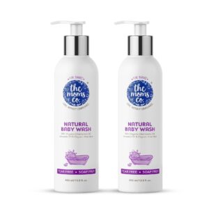 the moms co. Natural Baby Body Wash Tear-Free & Soap-Free - Combo (400 ml) - the moms co.