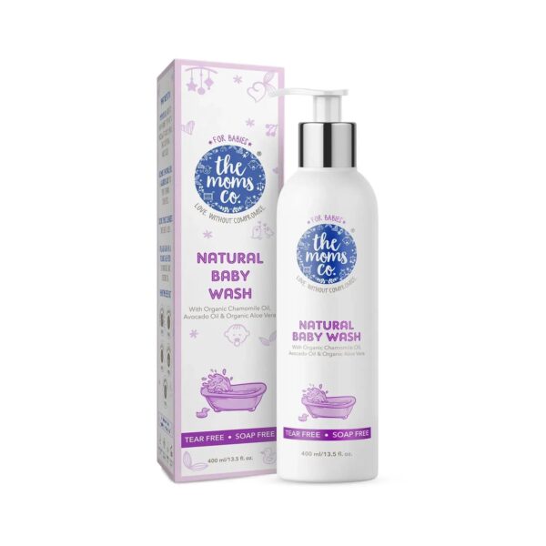 the moms co. Natural Baby Body Wash Tear-Free & Soap-Free - Combo (400 ml) - the moms co.