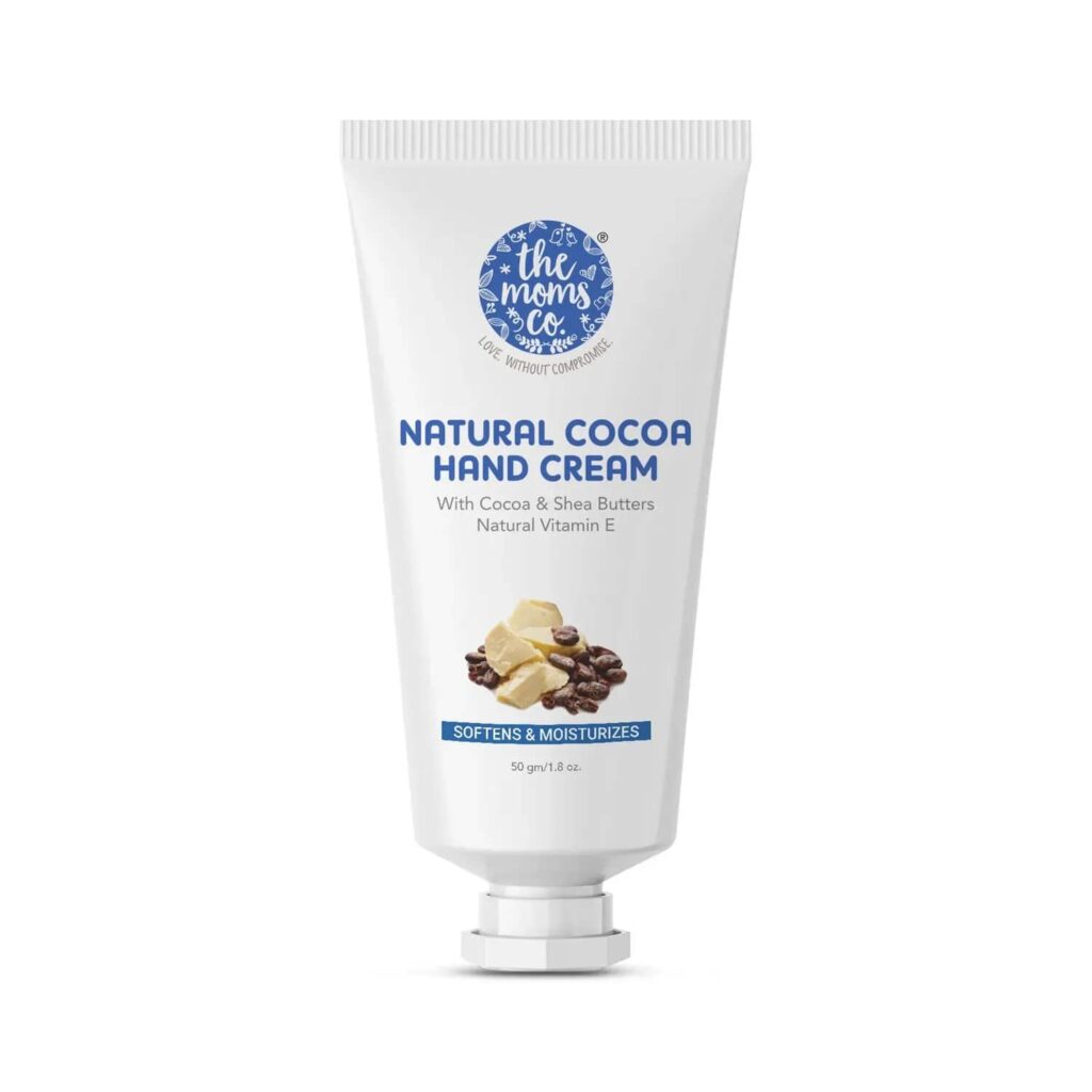 the moms co. Natural Cocoa Hand Cream for Women & Men (50g) - the moms co.