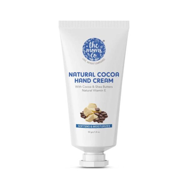 the moms co. Natural Cocoa Hand Cream for Women & Men (50g) - the moms co.