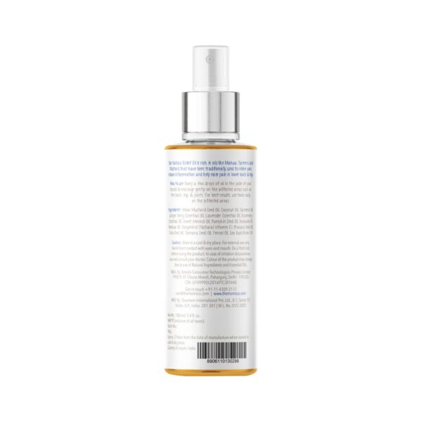 the moms co. Natural Pain Relief Massage Oil (100ml) - the moms co.