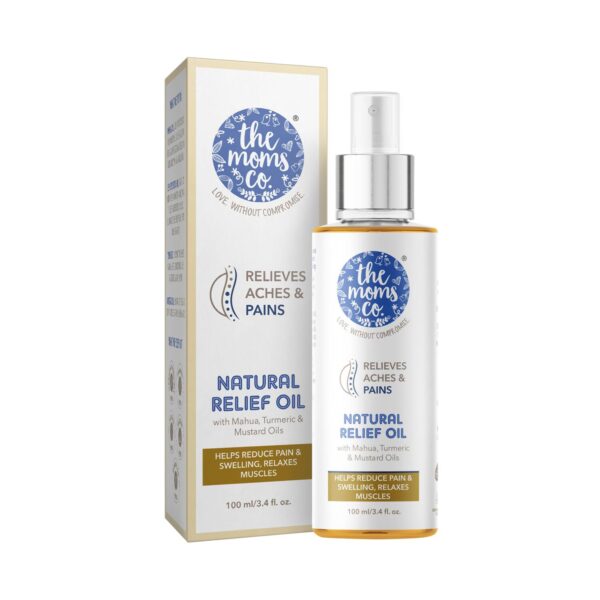 the moms co. Natural Pain Relief Massage Oil (100ml) - the moms co.