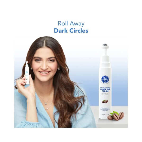 the moms co. Vita Rich Under Eye Cream Coffee Oil & Age Control Face Oil (30ml) Combo - the moms co.