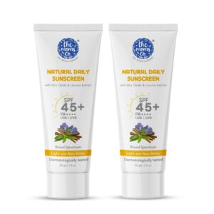 the moms co. Waterproof Spf 50+ Natural Mineral Based Baby Sunscreen (100 ml) Combo - the moms co.