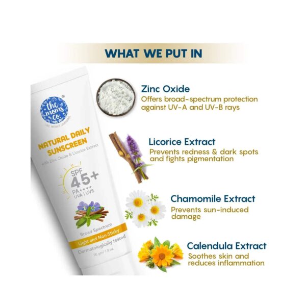the moms co. Waterproof Spf 50+ Natural Mineral Based Baby Sunscreen (100 ml) Combo - the moms co.