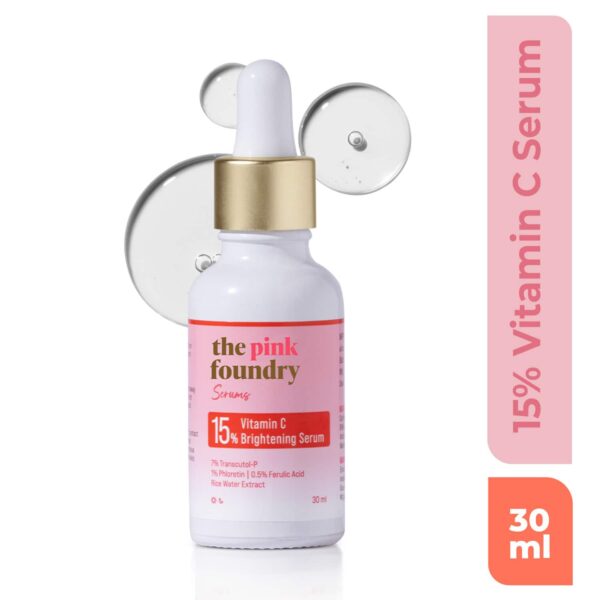 The Pink Foundry 15% Vitamin C Brightening Serum (30 ml) - The Pink Foundry