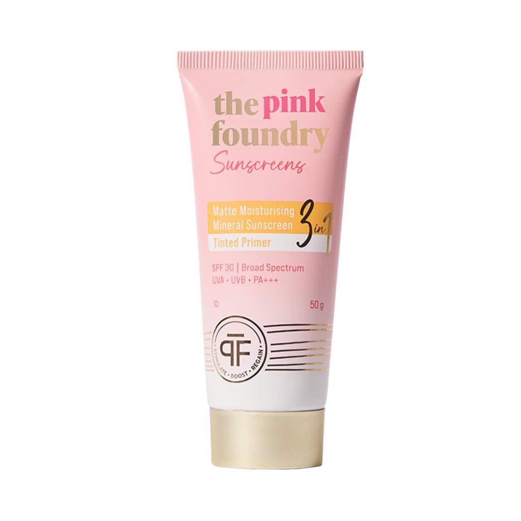 The Pink Foundry Matte Moisturising Mineral Sunscreen (50g) - The Pink Foundry