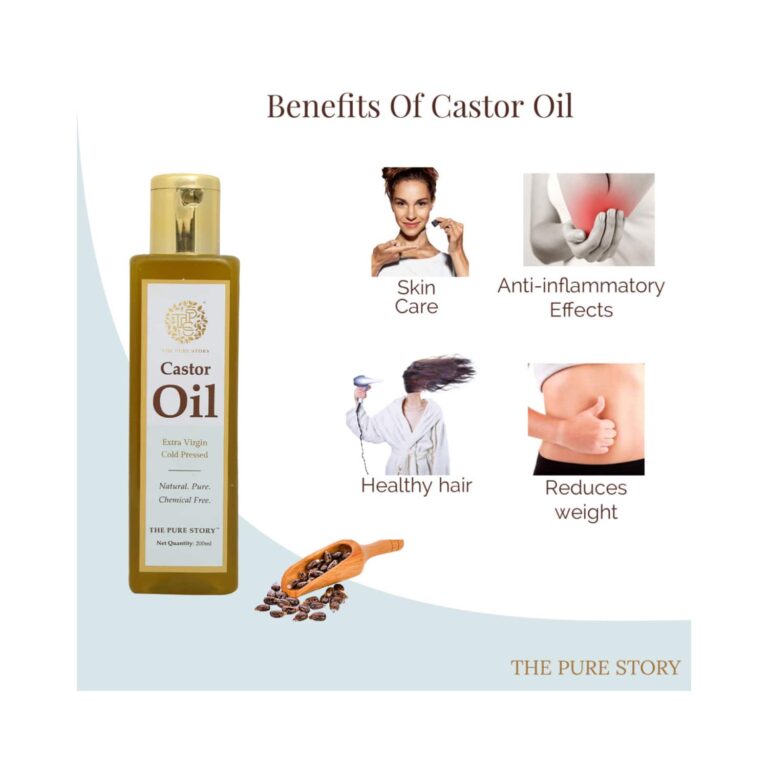 The Pure Story Castor Oil (200ml) - The Pure Story