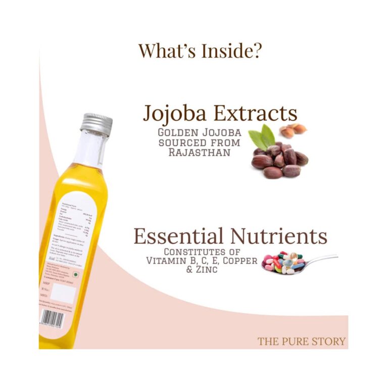 The Pure Story Jojoba Oil (100ml) - The Pure Story