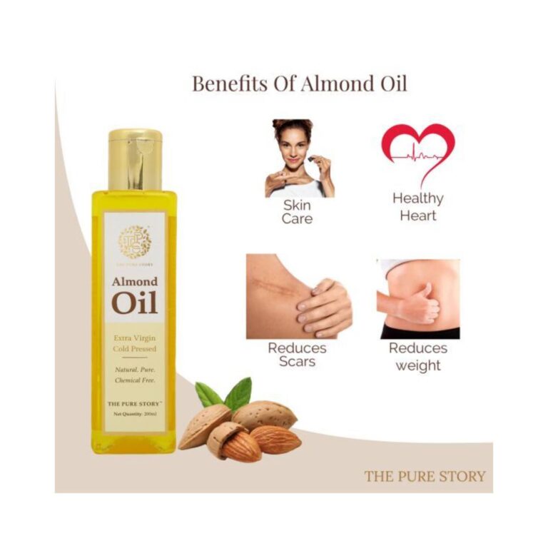 The Pure Story Sweet Almond Oil (100ml) - The Pure Story