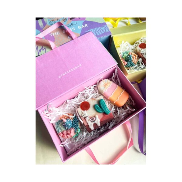 The Sass Bar Llama Desert Soap Box (3 pcs) - The Sass Bar
