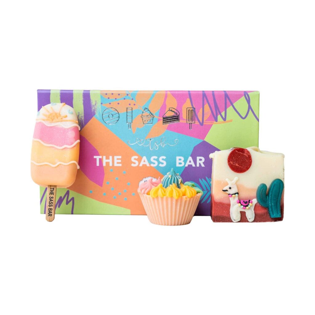 The Sass Bar Llama Desert Soap Box (3 pcs) - The Sass Bar