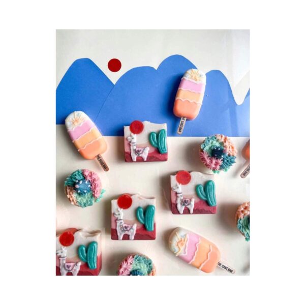 The Sass Bar Llama Desert Soap Box (3 pcs) - The Sass Bar