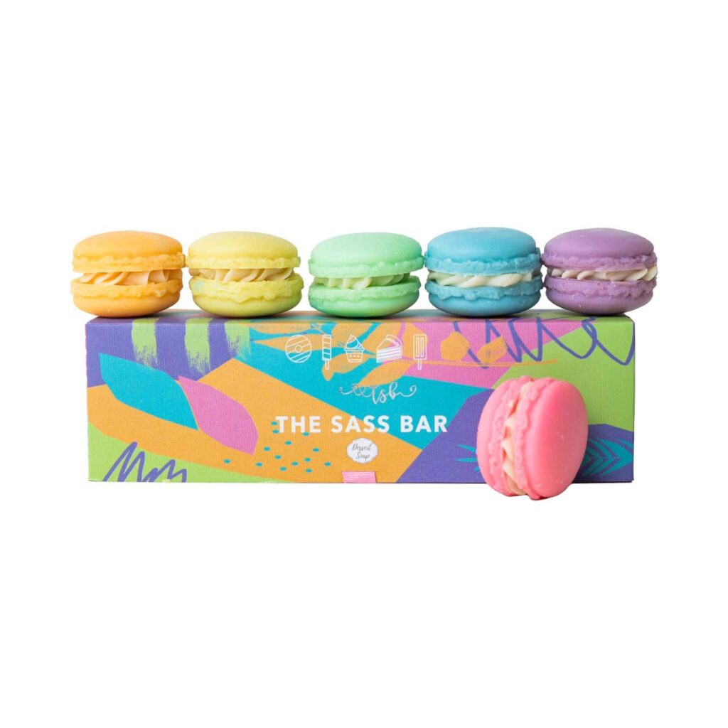 The Sass Bar Macaron Soap Box (6 pcs) - The Sass Bar