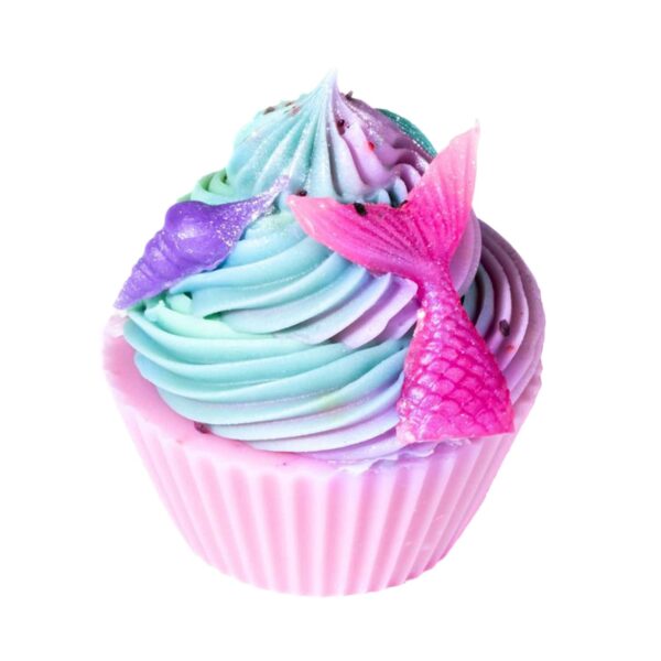 The Sass Bar Mermaid Lagoon Cupcake Soap (115 g) - The Sass Bar