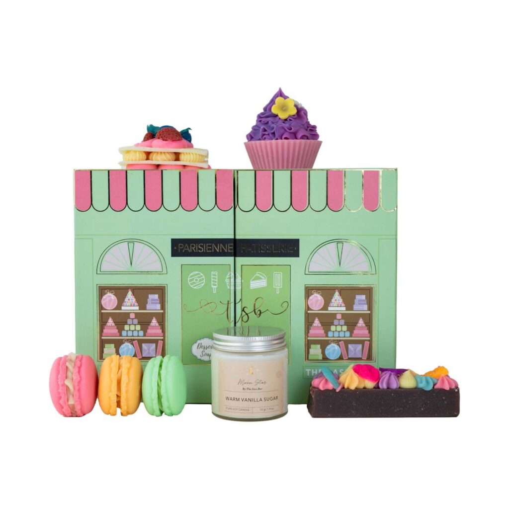 The Sass Bar Parisienne Patisserie Soap Box (7 pcs) - The Sass Bar