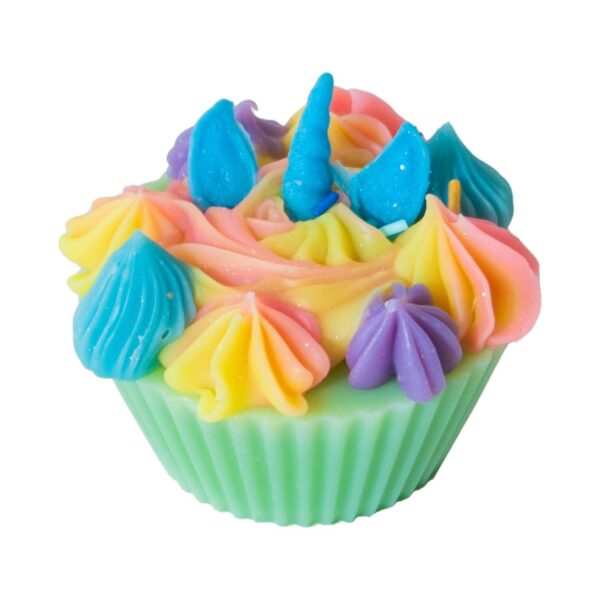 The Sass Bar Rainbow Unicorn Cupcake Soap (115 g) - The Sass Bar