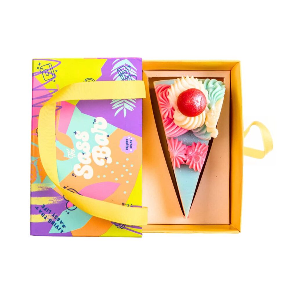 The Sass Bar Retro Confetti Cake Soap (180 g) - The Sass Bar