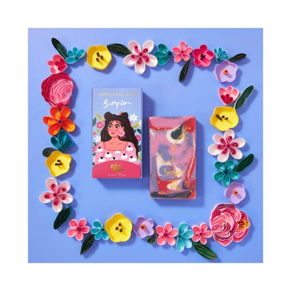 The Sass Bar Scorpio Star Sign Soap (135 g) - The Sass Bar
