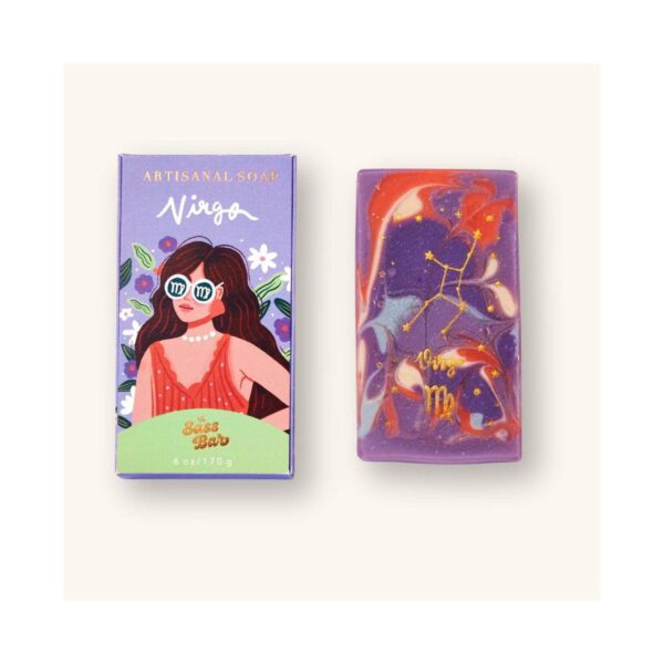 The Sass Bar Virgo Star Sign Soap (135 g) - The Sass Bar