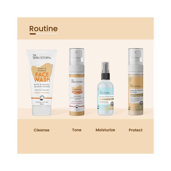 The Skin Story Ginger & Cinnamon Face Mist With Magnesium (100ml) - The Skin Story