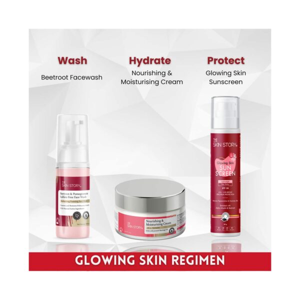 The Skin Story Glowing Skin Sunscreen With SPF 30 PA++ (40 g) - The Skin Story