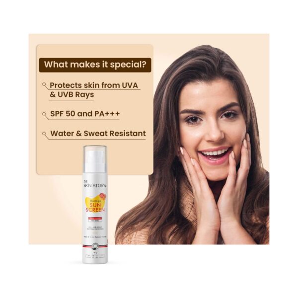 The Skin Story Moringa Sunscreen SPF 50 (40g) - The Skin Story