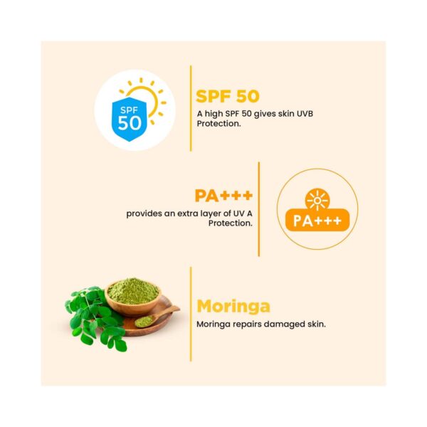 The Skin Story Moringa Sunscreen SPF 50 (40g) - The Skin Story