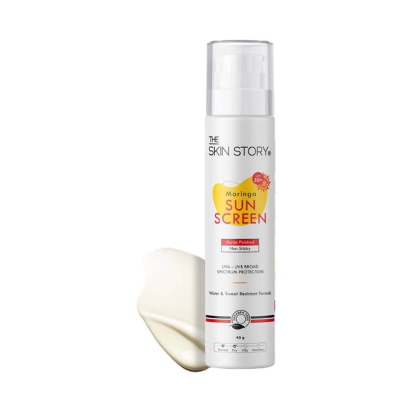 The Skin Story Moringa Sunscreen SPF 50 (40g) - The Skin Story