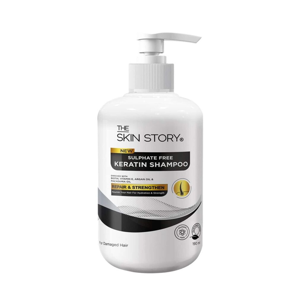 The Skin Story New Sulfate Free Keratin Shampoo (190ml) - The Skin Story