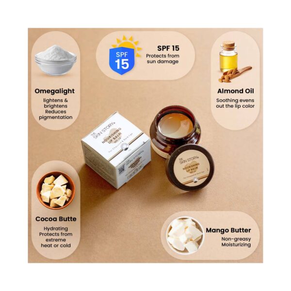 The Skin Story Nourishing Lip Balm SPF 15 (25g) - The Skin Story