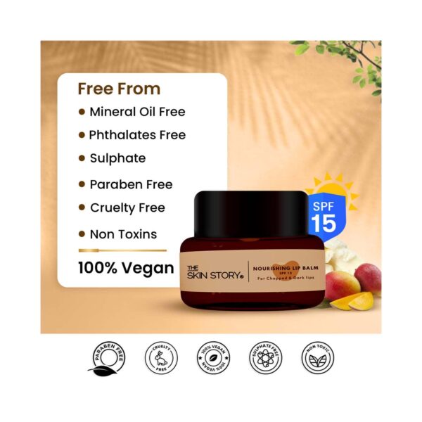 The Skin Story Nourishing Lip Balm SPF 15 (25g) - The Skin Story