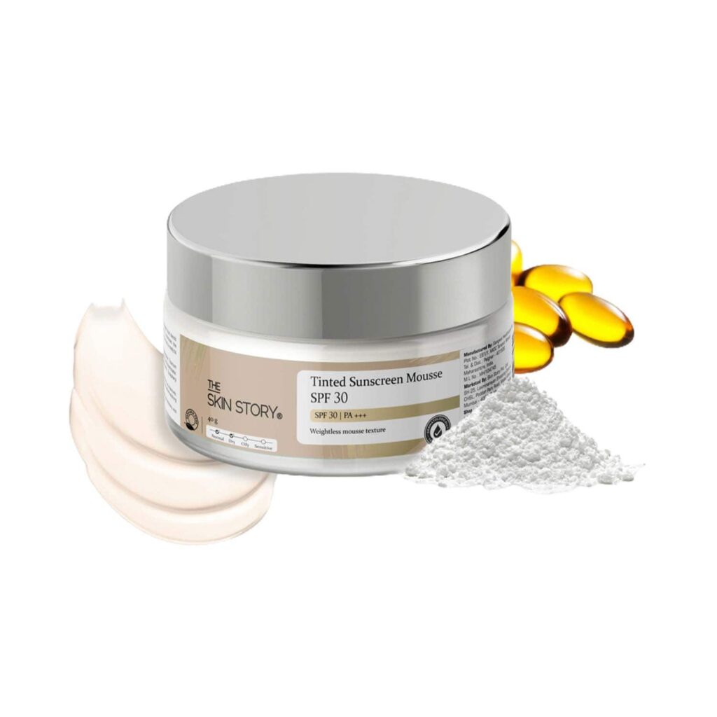 The Skin Story Tinted Sunscreen Mousse SPF 30 (40g) - The Skin Story
