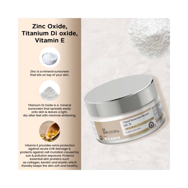 The Skin Story Tinted Sunscreen Mousse SPF 30 (40g) - The Skin Story
