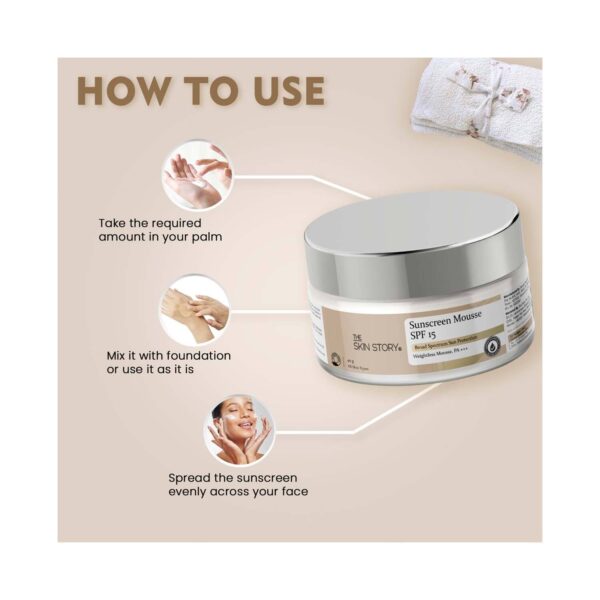The Skin Story Tinted Sunscreen Mousse SPF 30 (40g) - The Skin Story