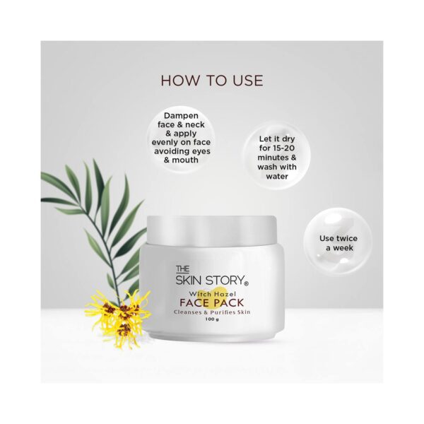 The Skin Story Witch Hazel Face Pack (100g) - The Skin Story